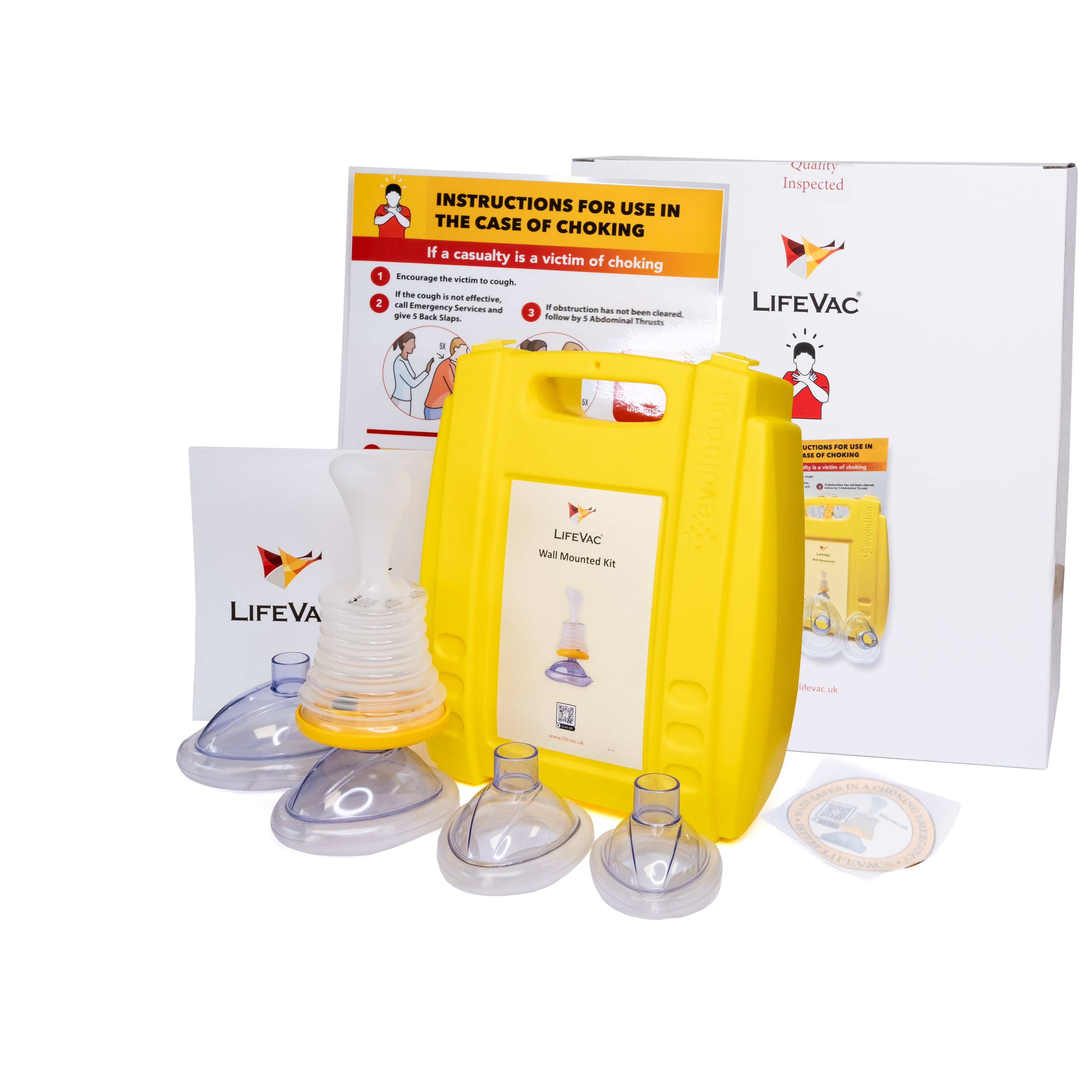 LifeVac® Wandmontiertes Kit